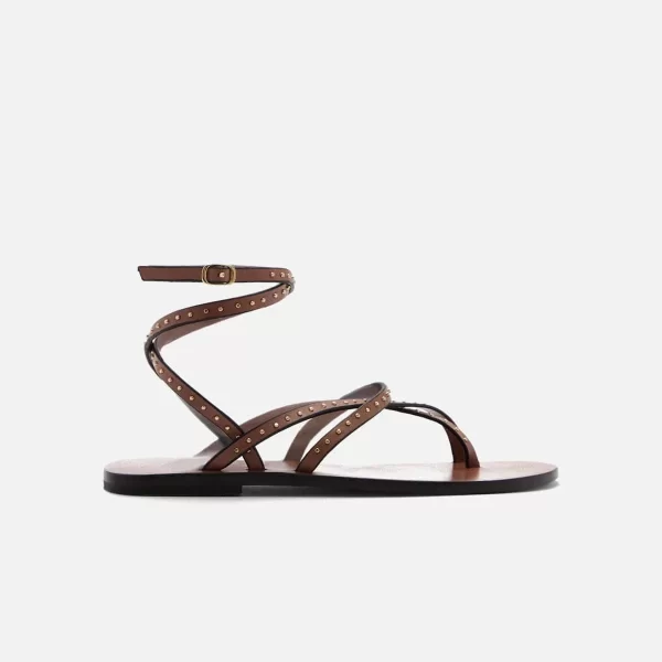 Studded Leather Sandals